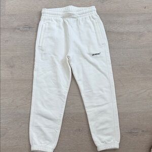 Off-White Kids Cream Joggers